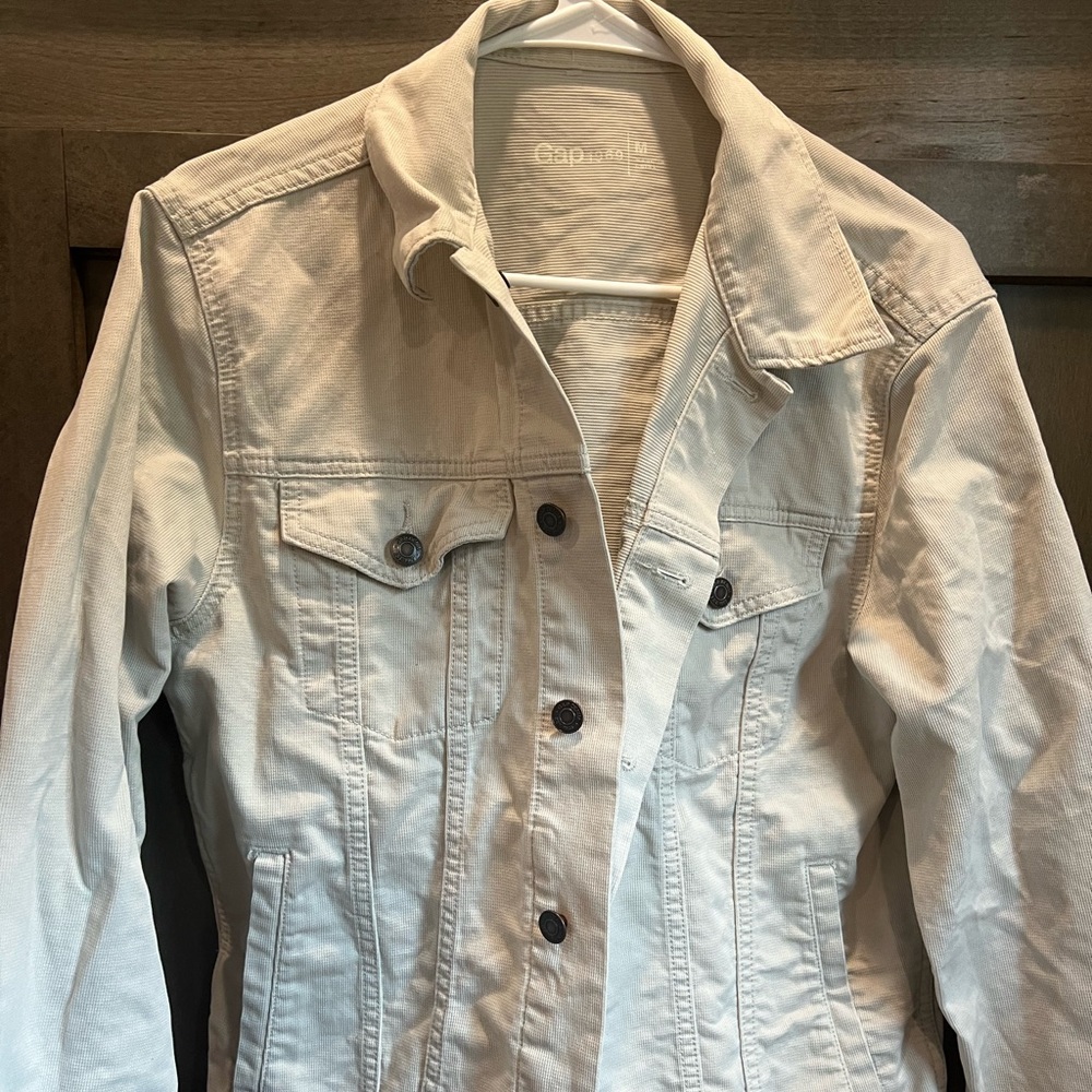 Khaki jacket. Never work